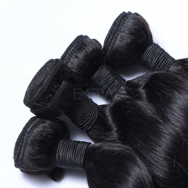 Virgin remy weft human hair extensions CX060